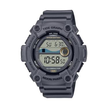 Imagem de Casio Relógio esportivo masculino de quartzo com pulseira de resina, TBD, 5 (modelo: WS-1300H-8AVCF)