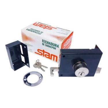 Imagem de Fechadura Sobrepor Portão 701/100 - 2 Chaves - Stam