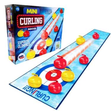 Imagem de Brinquedo Jogo De Mesa Mini Curling Infantil Indoor - Paki Toys