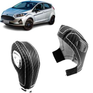 Imagem de Capa Carbon Manopla Câmbio Automático Fiesta Se 2014 À 2018 - Tunning 