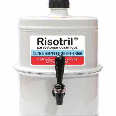 Imagem de Chopeira Portatil A Gelo Branca Risotril 5.1lt Não Elétrica - Beer Cho