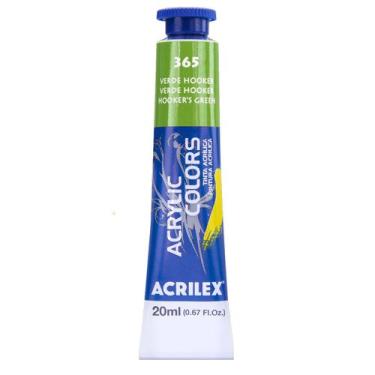 Imagem de Tinta Acrylic Colors Acrilex 20ml 365 Verde de Hooker, 365 - VERDE HOO