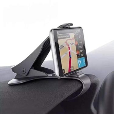 Imagem de Suporte de telefone para carro – Suporte universal MASO HUD para smartphone com design de 16,5 cm, clipe universal para carro, HUD GPS, suporte para celular, suporte antiderrapante para condução segura, para iPhone Android