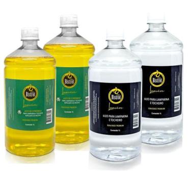 Imagem de 2 litros fluido puro + 2 litros fluido citronela - Velas Bistrot