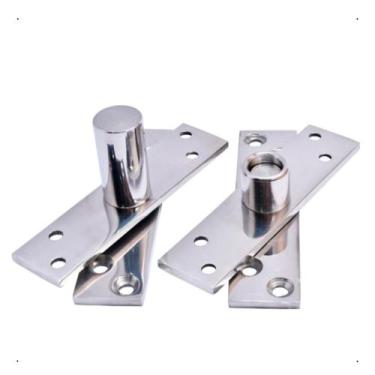 Imagem de Dobradiça Pivô Pino Para Porta Pivotante 150 Kg Inox Polido Dobradiça 