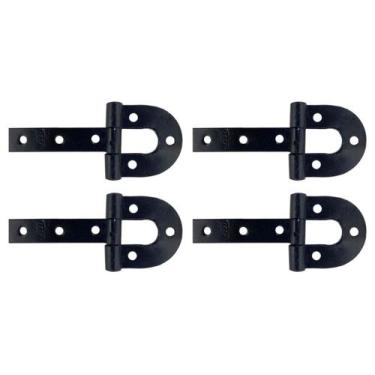 Imagem de 4 Un Dobradiça De Porteira Ferradura Forjada 220mm Tarza