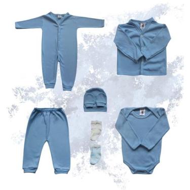 Imagem de Kit 8 Peças Macaçãobody Bebe E Mijão Suedine 100 Algodão - Batutinhas 