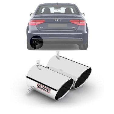 Imagem de Ponteira Esportiva Para Escapamento Ponta Dupla Audi A4