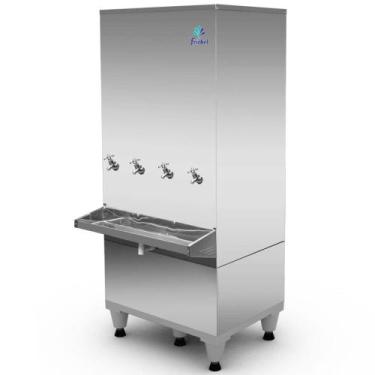 Imagem de Bebedouro De Água 200 Litros Ra20 Inox Frisbel, Bivolt, Inox, 3TG 1TN