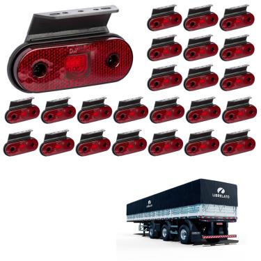 Imagem de 24 Lanterna Lateral Librelato LED Rubi c/ Supt - Fio