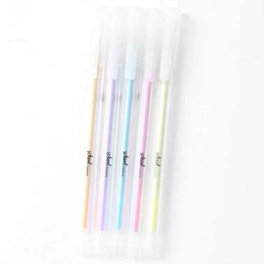 Imagem de Caneta Gel Ponta Fina 5 Unidades School Basics Tinta Preta