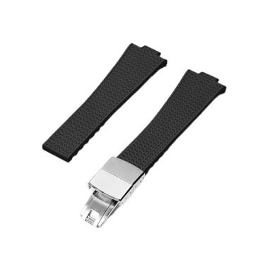 Imagem de Pulseiras de relógio – Pulseira de borracha de liberação rápida de substituição para Tissot PRX 35/40 mm Quartzo/Powermatic 80 versões automáticas relógios para homens e mulheres, preto