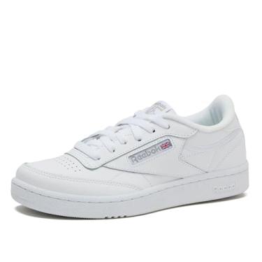 Imagem de Reebok Tênis masculino Club C, Branco/cinza transparente, 17