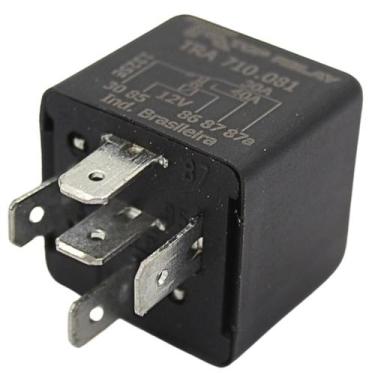 Imagem de Relé Automotivo Auxiliar 12V 5 Terminais 30 40A Sem Suporte - TOP RELA