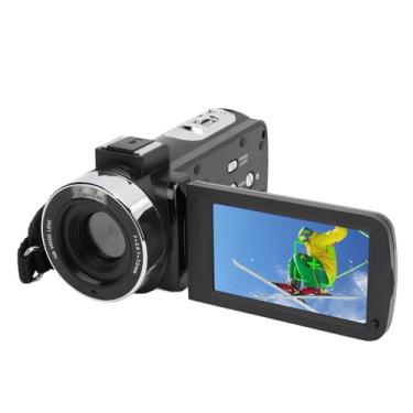 Imagem de Câmera de Vídeo Camera, Full HD 1080p 30MP Camera 18x Câmera de Vídeo Digital Com Tela Rotativa de 3 Polegadas, Webcam de Controle Remoto para Vlogging, Youtube, Viagens,
