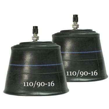 Imagem de Libereco Pneus De Motocicleta 110/90-16 (Pacote Com 2) - Haste Válvula Tr4 Borracha Butílica, Resistentes E Duráveis Para Todos Os Tipos Motocicletas