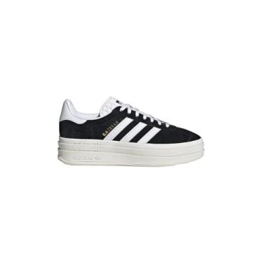 Imagem de adidas Originals Tênis feminino, Core Black Core White Semi Lucid Blue, 34