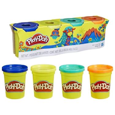 Imagem de Massa PlayDoh com 4 Potes Zoológico - Hasbro