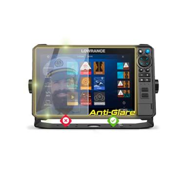 Imagem de IPG Película protetora de tela com acabamento fosco Lowrance HDS PRO 9 FishFinder, perfeita para uso externo para HDSpro9