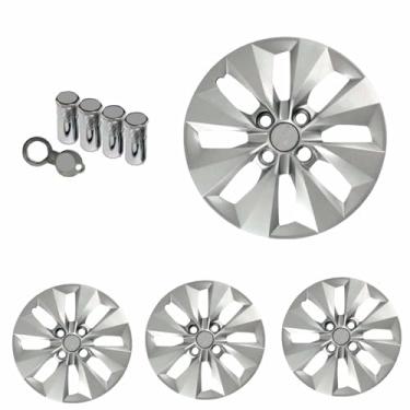 Imagem de Jogo Calota Aro 14 Gol Voyage G5 G6 2013 + Selo Resinado + Tampa Ventil Antifurto