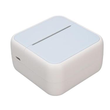 Imagem de Impressora de Etiqueta Térmica, Impressora de Etiqueta Térmica de Resolução de 203dpi, Papel de Adesivo Portátil de 57x30mm de Papel Bluetooth 4.0 para Notas, Ingressos e