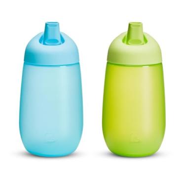 Imagem de Munchkin® Copos infantis Simple Clean™, à prova de derramamento, 290 ml, azul/verde