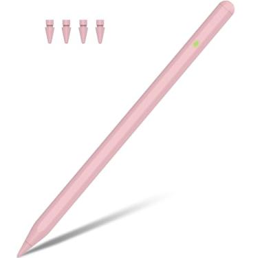 Imagem de Caneta Stylus para iPad Apple, Apple Pencil com rejeição de palma e sensibilidade de inclinação, iPad Pencil para Apple iPad 6-10 2018-2024, iPad Pro 32.8 cm/27.9 cm/33.0 cm M4, iPad Air 5/4/3/27.9