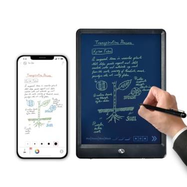 Imagem de Conjunto de caderno e quadro de escrita digital inteligente Ophayapen, sincronização em tempo real para digitalização, conversão em texto, armazenamento e compartilhamento de notas de papel