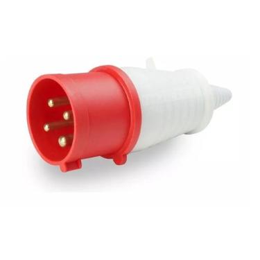 Imagem de Plugue Industrial de Tomada Macho 32A 380-415V 3P+T 6H VM - Decorlux