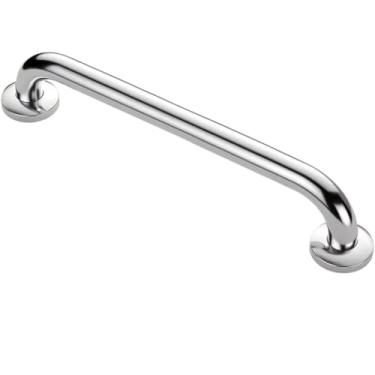 Imagem de Alça De Apoio Inox Barra Acessibilidade Segurança Idoso Banheiro Parede Corrimão Suporte Anti Queda(60CM)
