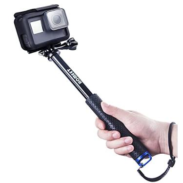 Imagem de Homeet Bastão de selfie extensível para câmera de ação, bastão de selfie GoPro de 19 polegadas, à prova d'água, monopé telescópico para GoPro Hero 11/10/9/8/7/6/5/4, DJI OSMO, AKASO, SJCAM, YI, Victure, Qumox, Crosstour