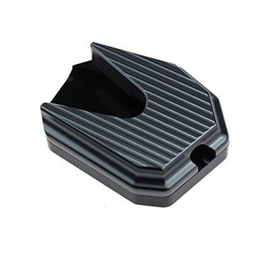 Imagem de Acc-Creativity Suporte de pé de motocicleta com ampliador lateral para placa de extensão compatível com HONDA PCX125 PCX150 2018 2019 (titânio)