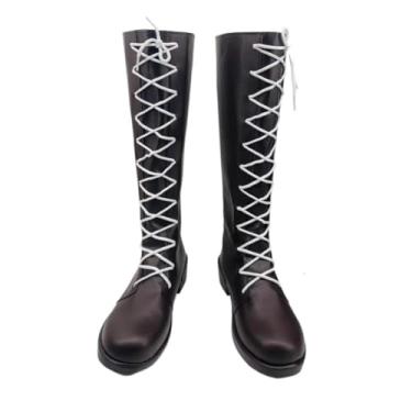 Imagem de COSGOGO Stark Cosplay Shoes for Anime Frieren: Beyond Journey's End - Botas personalizadas feitas à mão para encenações e convenções mulher homem Halloween, Multi, 39