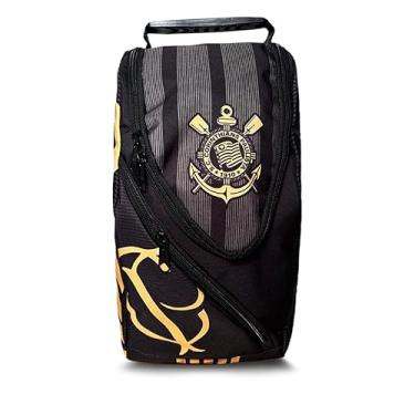 Imagem de Porta Chuteira Corinthians premium com design único e incrível, zíper reforçado e estampa do timão