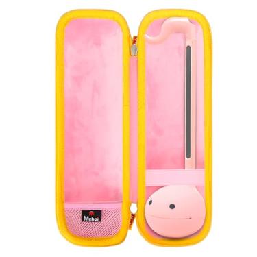 Imagem de Mchoi Estojo Rígido Para Instrumento Musical Eletrônico Japonês Otamatone, Sintetizador Portátil Da Cube/Maywa Denki, Suporte Leve E À Prova D'Água Autômato, Rosa