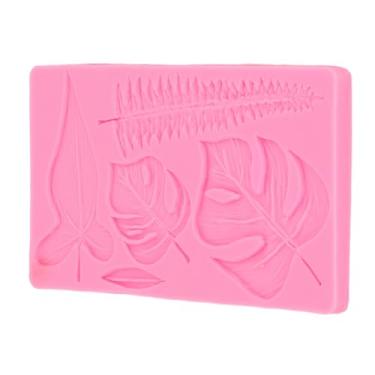 Imagem de Moldura de Silicone de Bandeja Silicone Em Forma Folha Moldagem, Não Bolo Bolo Cozimento Antiaderente para Fabricação Doces, Lavável e Reutilizável Com Material