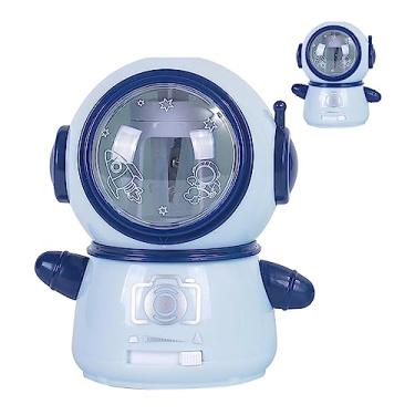 Imagem de Apontador de Lápis Elétrico Design de Desenhos Animados Fofos, Bateria Usuária USB, Segura para a Sala Aula, Apontador Lápis Elétrico para (Azul claro)