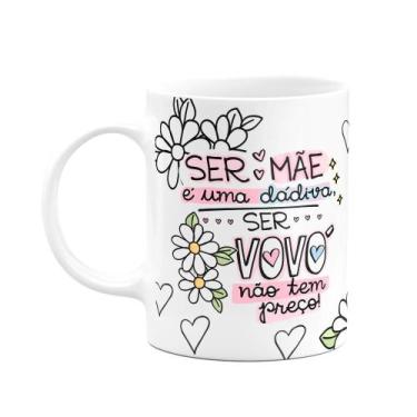 Imagem de Caneca Avós - Ser vovó não tem preço - 325ml - JPS INFO