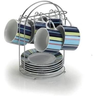 Imagem de Organizador Suporte Grande Xicaras E Pires Café Cozinha - Jrdecora
