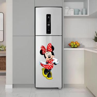 Imagem de Adesivo De Geladeira Minnie Mod07 - Lojinha Da Luc Adesivos