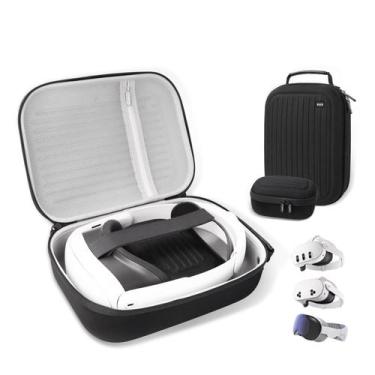 Imagem de Estojo rígido compatível com Krypthos Meta Quest 3S/Quest 3