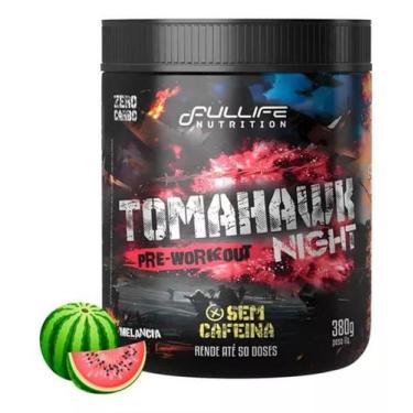 Imagem de Pré Treino Sem Cafeina Zero Carbo Tomahawk Night 380g - Fullife Nutrit