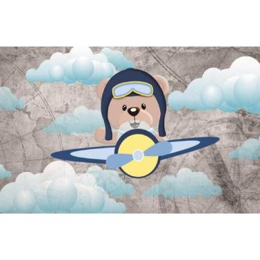 Imagem de Fundo Fotográfico Em Tecido Urso Aviador 2,80X1,50 - Mix estilos