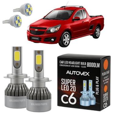 Imagem de LED H7 Super Branca Farol Baixo Automotiva Montana 03 A 2013 - Autovex