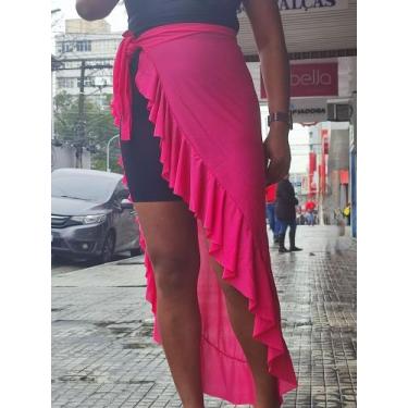 Imagem de Saida de praia longa - Top, Pink