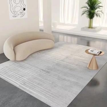 Imagem de Tapete grande para sala de estar, macio e confortável, decoração para quarto, sofá, mesa, tapete lavável (300x400 cm/sem fiapos - 8)