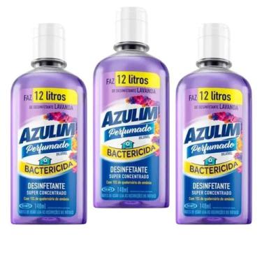 Imagem de Desinfetante ulim Fragrância Lavanda Concentrado Kit 3 - Azulim