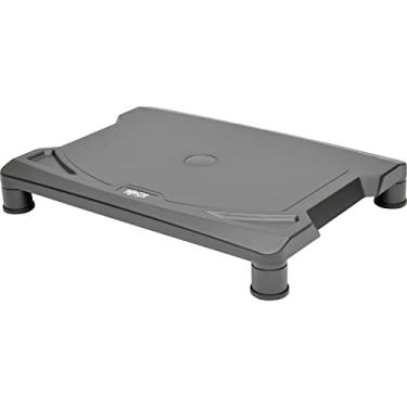 Imagem de Tripp Lite Suporte ajustável para monitor de computador para mesas, 39,4 x 28,6 cm, pés de borracha, preto, 5 anos de garantia (MR1612)