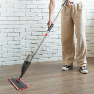 Imagem de Mop Spray em Inox Rodo Microfibra com Reservatório 1,29m