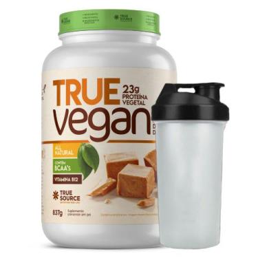 Imagem de Proteina Vegana Doce de Leite 837g Coqueteleira True Source